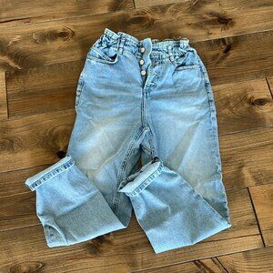 Zara paper bag waist jeans | Size 29